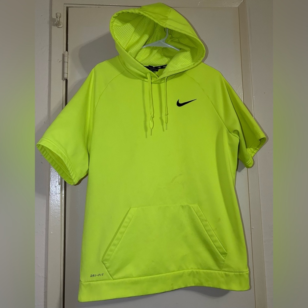 Nike Lime Green Dri-FIT Hoodie